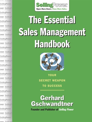 cover image of The Essential Sales Management Handbook